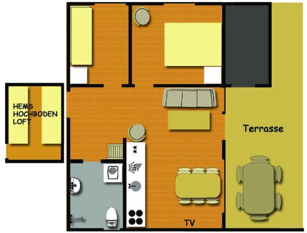 Hummingen Camping Hus 1 Dannemare Bagian luar foto